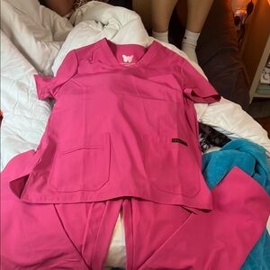Pink Scrub Set